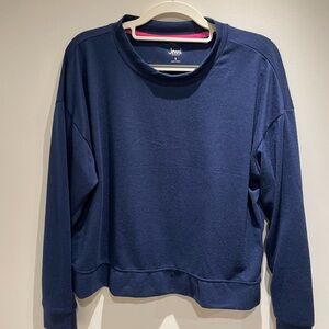 Jenni Midnight Blue Relaxed Fit Top